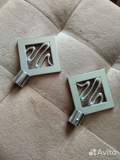 Наконечник для карниза хром 2 шт