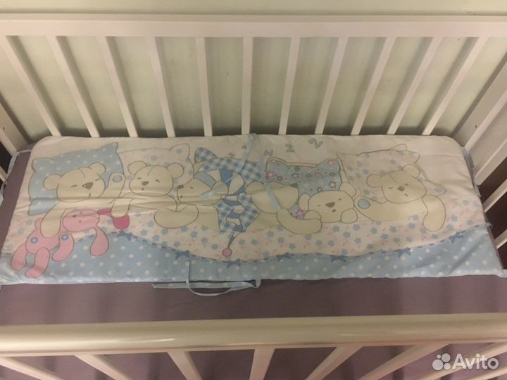 Бортики в детскую кроватку