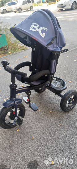 Велосипед коляска с ручкой