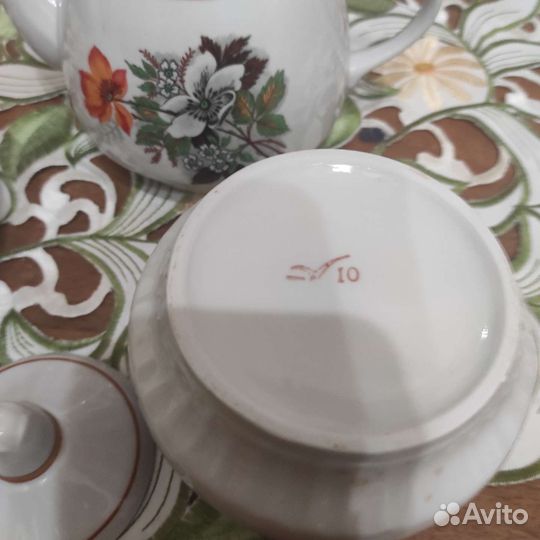 Чайный сервиз СССР чайка