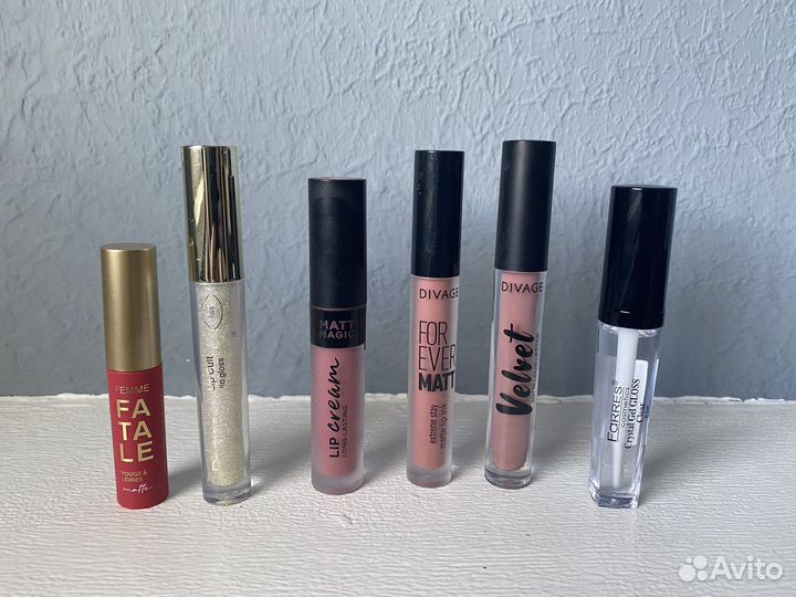 Блеск, жидкая помада для губ