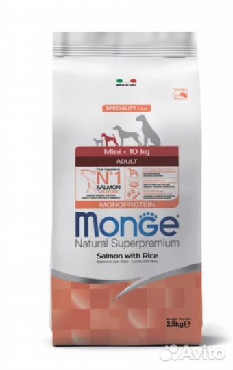 Корм для собак monge