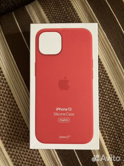 Клип кейс (чехол) iPhone 13 silicone case Red
