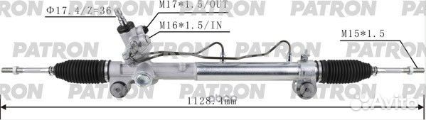 Рейка рулевая гидравлическая toyota: Camry 2001