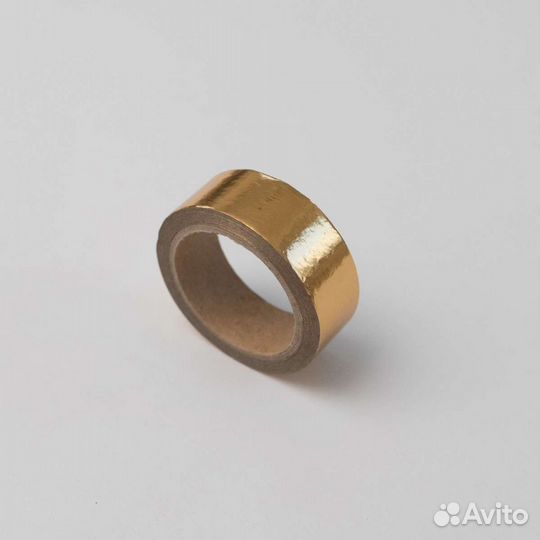 Декоративный бумажный скотч золото, серебро