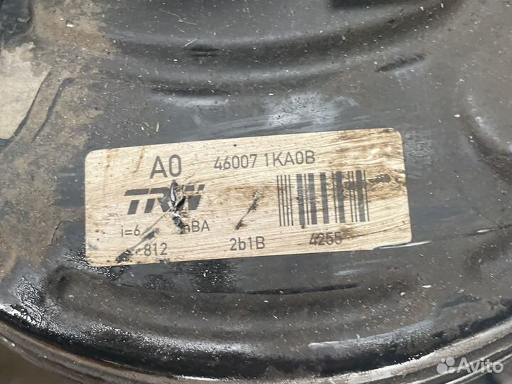 Вакуумный усилитель тормозов в сборе nissan centra