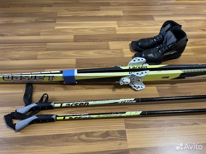 Лыжи беговые с ботинками