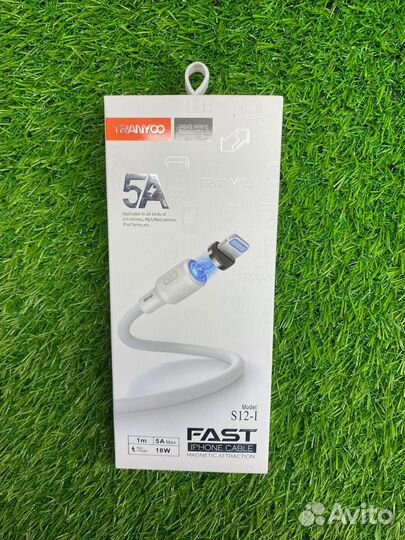 Кабель магнитный iPhone / micro / type-c 5A 18W