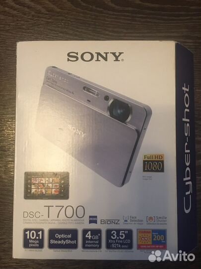 Компактный фотоаппарат sony DSC-T700