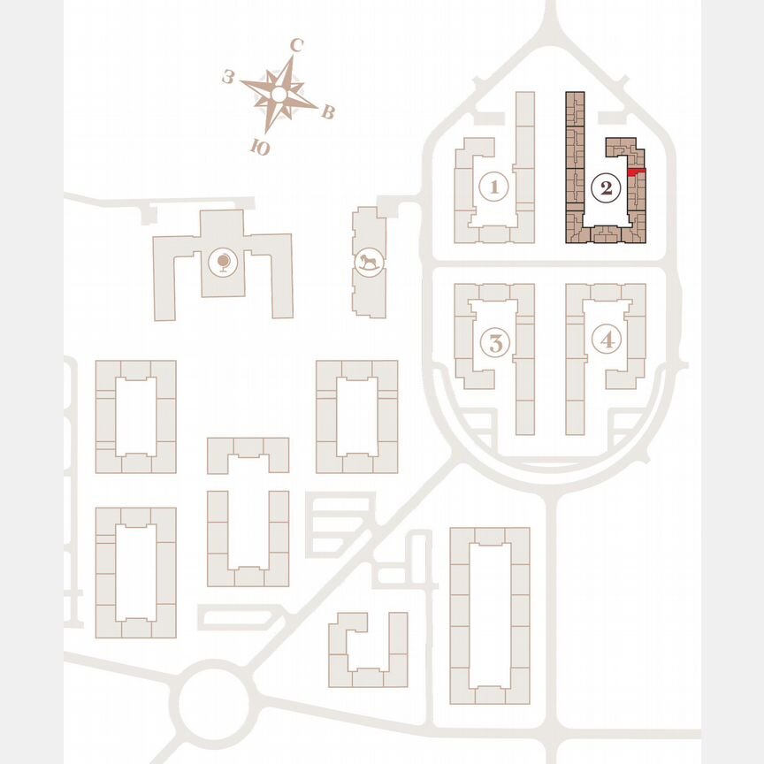 2-к. квартира, 65,2 м², 2/4 эт.