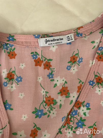 Летнее платье stradivarius