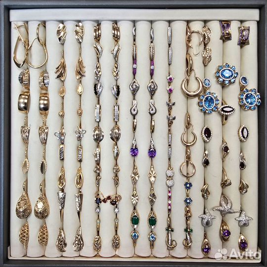 Золотые серьги