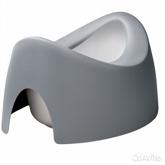 Горшок детский tega baby Teggi Серый/Белый