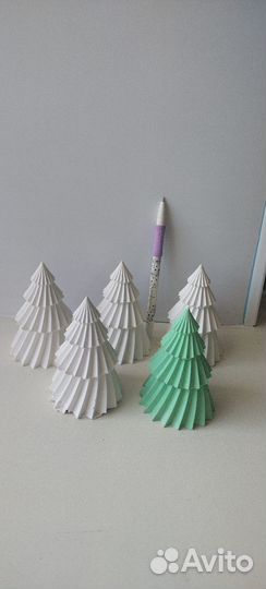 Ёлочки из гипса