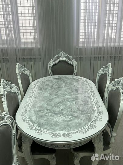 Стол Роза стулья Мини Шейх