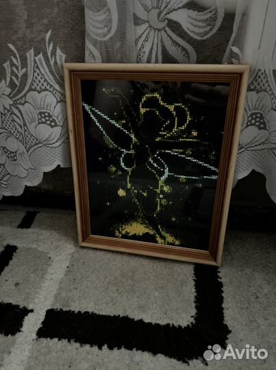 Картина 20х25, алмазная мозайка «Фея Тинкербелл»