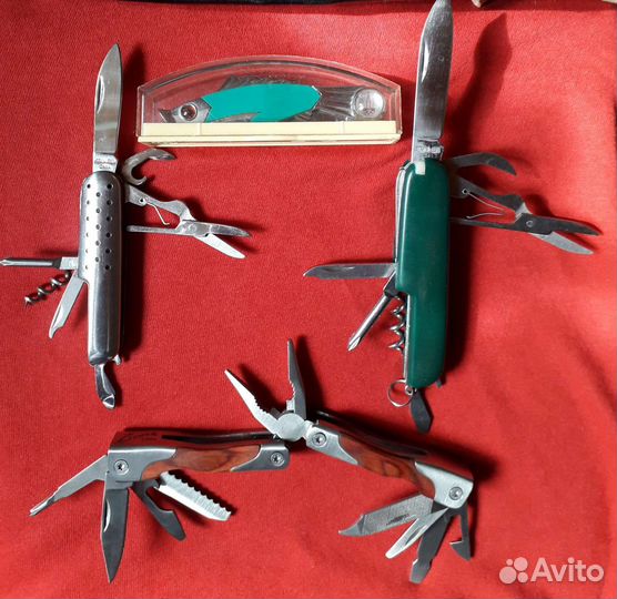 Ножи олимпиада 1980г Рыбка,Газ,мультитул