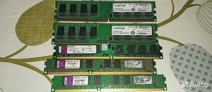Оперативная память ddr2, ddr3