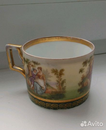 Кружка чайная. Венский фарфор. 19в AL