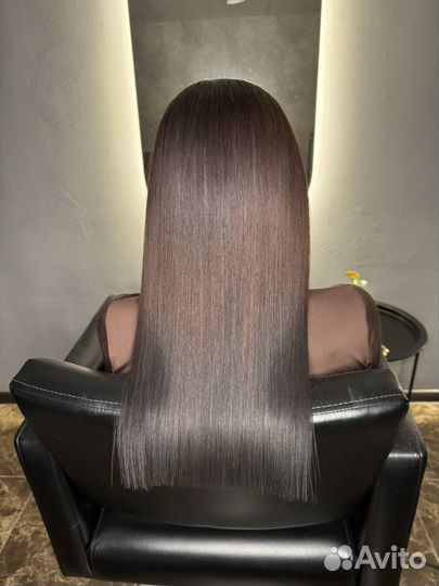 Кератиновое выпрямление, ботокс волос