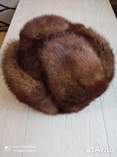 Шапка - ложная ушанка (норка)