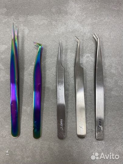 Пинцет для наращивания ресниц