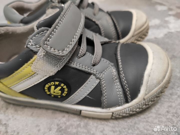 Кеды для мальчика, натуральная кожа 26
