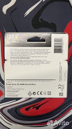Картридж hp 123