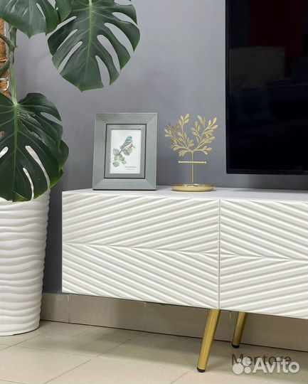 Тумба тв Bravo с фрезеровкой / 1800х400х300 мм