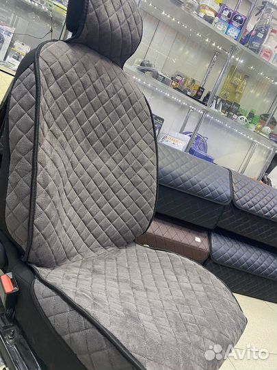 Накидки из алькантары с боками(2шт)