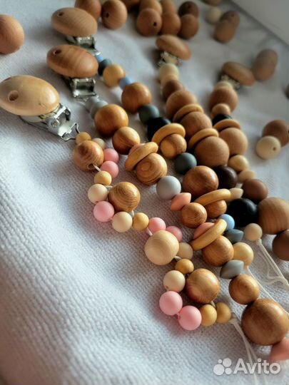 Держатели для пустышек, прорезыватели