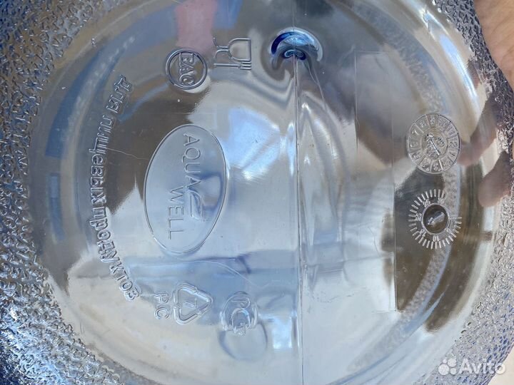 Бутыль 19 литров с ручкой. Цена указана за 1 шт