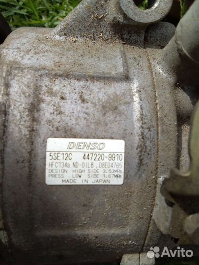 Продам Компрессор кондиционера toyota denso 5se12c