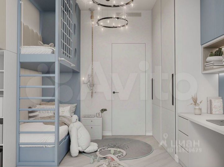 3-к. квартира, 56,6 м², 22/22 эт.