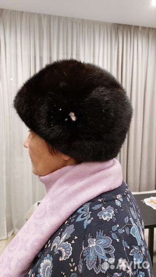 Шапка норковая женская р. 54-56