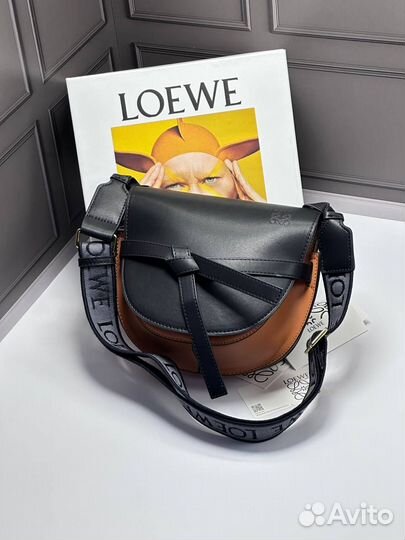 Сумка loewe 2 размера кожа