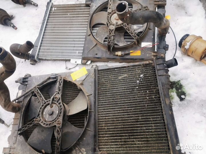 Радиаторы, вентиляторы, шрусы, бачки -daewoo nexia