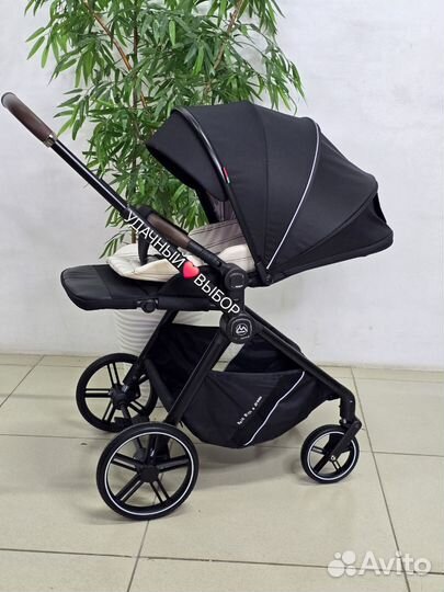 Коляска с реверсивным блоком Luxmom Aeies A2/Black
