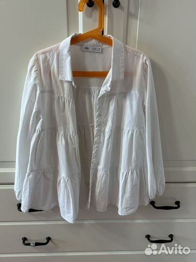 Блузка белая школьная
