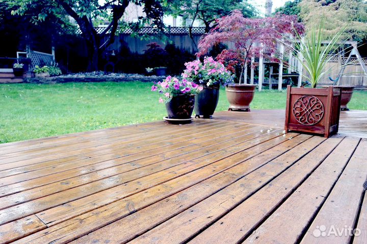 Террасная доска из дпк полнотелая
