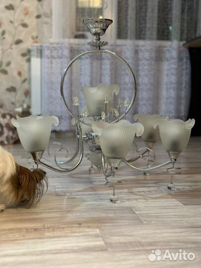 Люстра потолочная бу