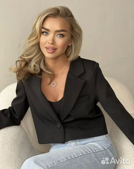 Пиджак укороченный