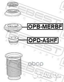 Подшипник опоры амортизатора opel meriva пер