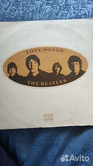 Пластинка love songs the Beatles