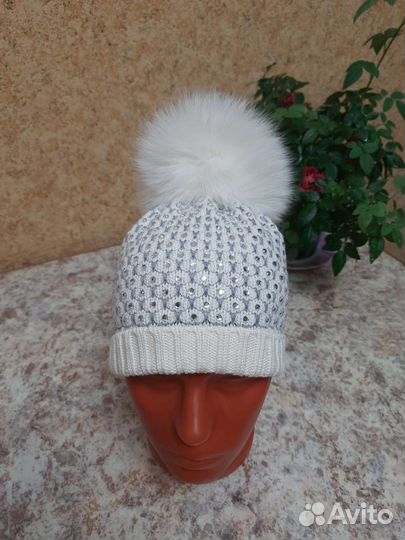 Шапка бини Италия мериносовая шерсть