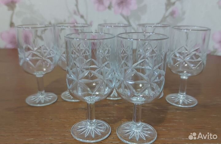 Хрустальные рюмки СССР