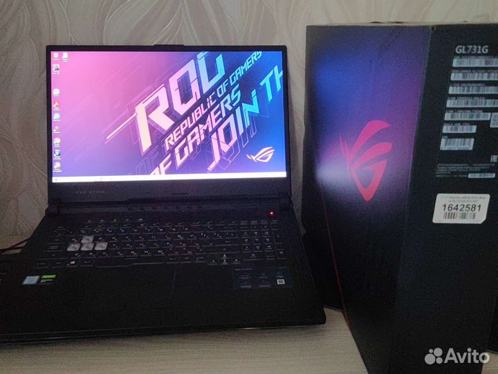 Ноутбук asus rog strix G gl731g