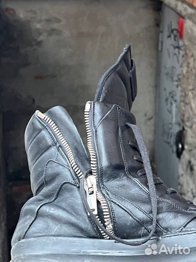 Rick Owens Geobasket Triple Black