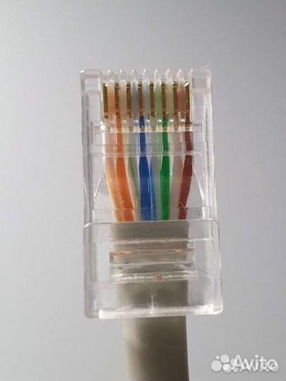 Витая пара, патч корд, интернет кабель, RJ45