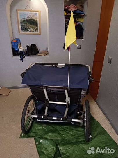 Велосипедный трейлер прицеп коляска для детей